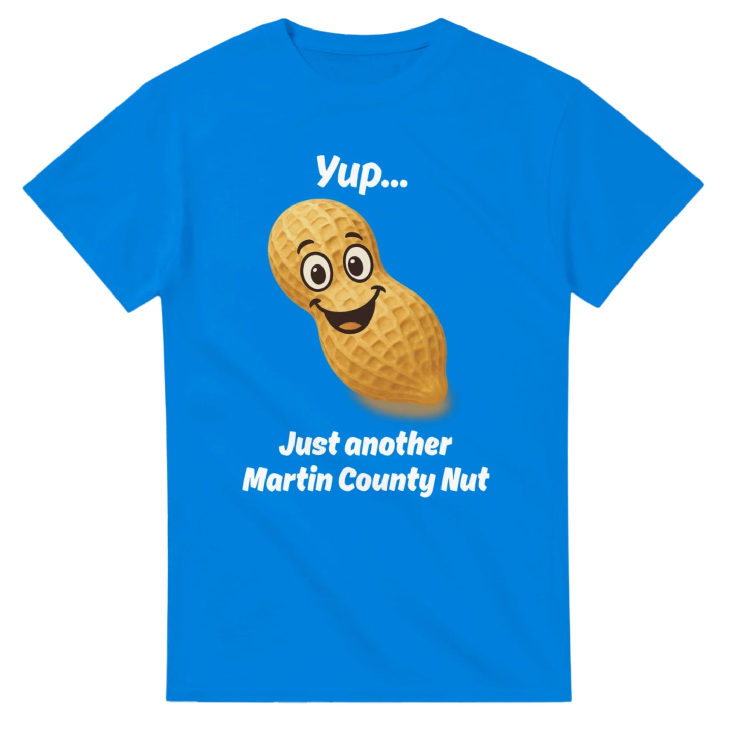 MARTIN COUNTY NUT - BLUE T-SHIRT