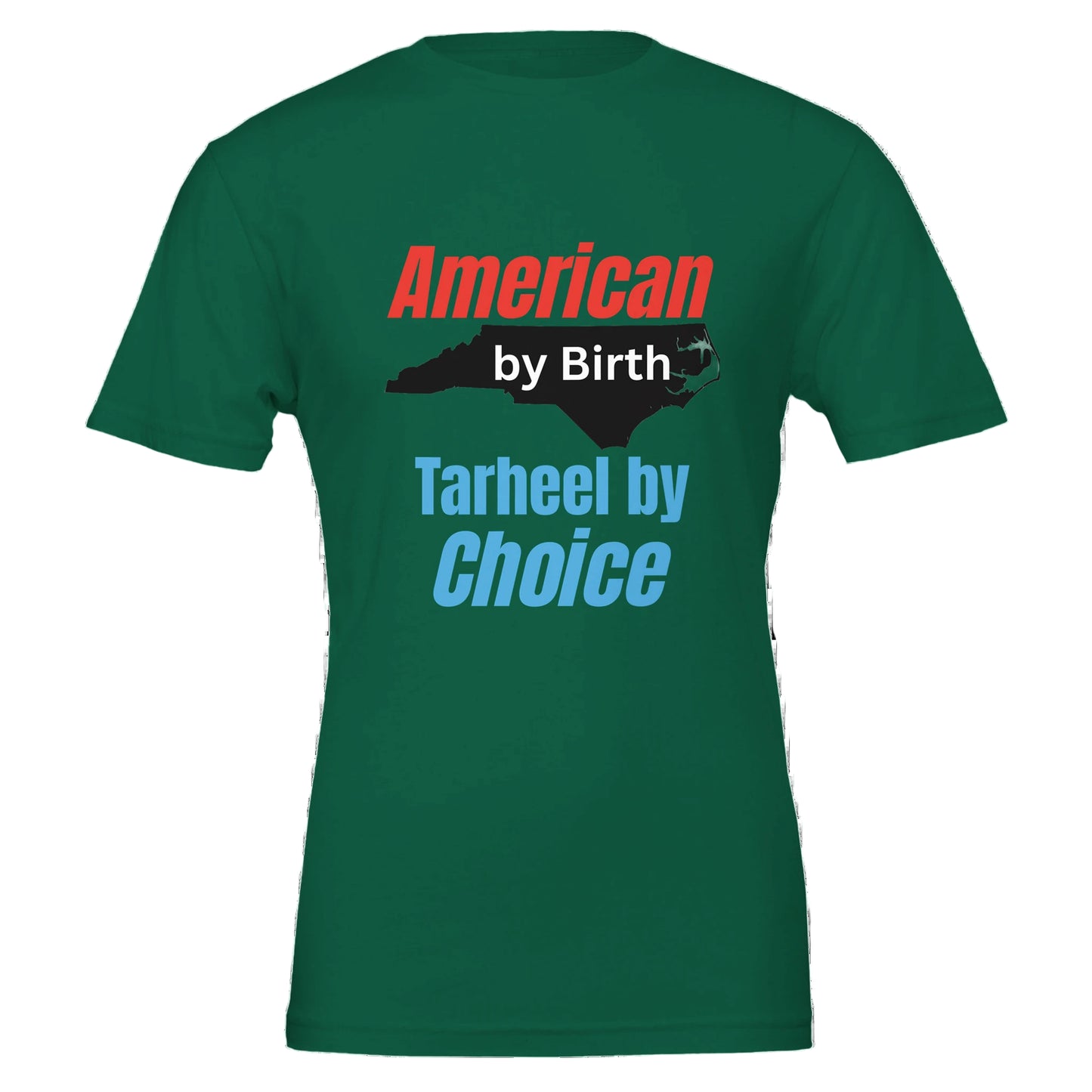 GREEN T-SHIRT WITH TARHEEL GRAPHIC