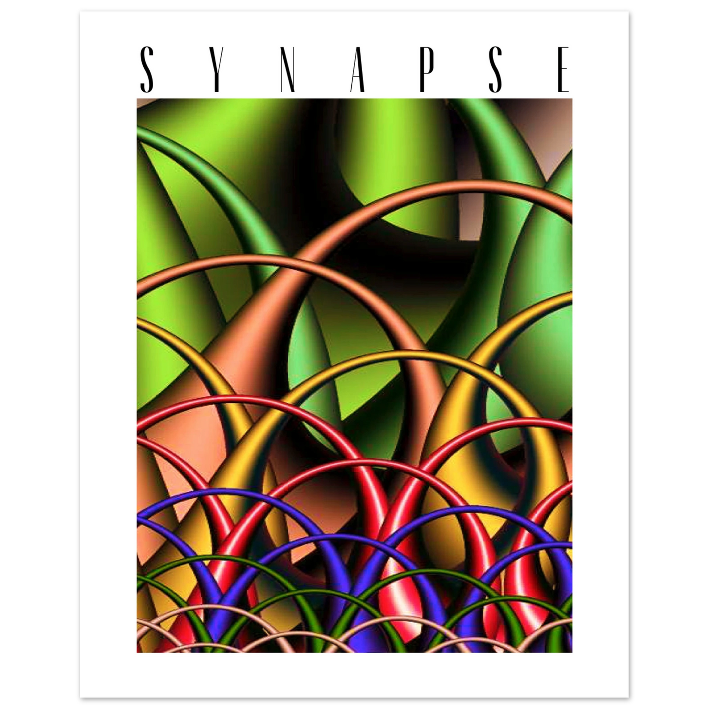 Modern Art Poster - Synapse