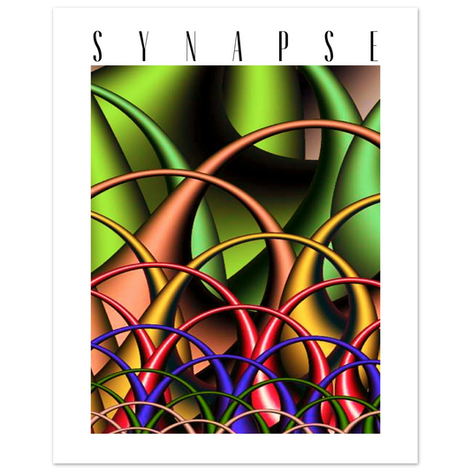 Modern Art Poster - Synapse